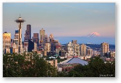 License: Seattle Skyline and Mt. Rainier