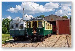 License: Train Cars at Fox River Trolley Museum