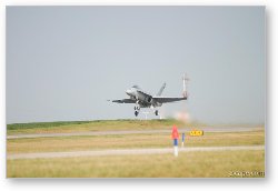 License: F-18 Hornet taking off