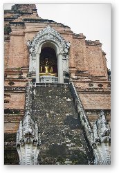 License: Naga staircase at Wat Chedi Luang