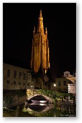 License: Towering spire of the Church of Our Lady