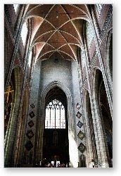 License: Towering arch ceiling in St Bavo Cathedral