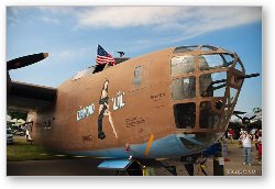License: B-24 Liberator nose art