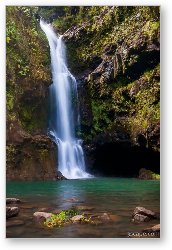 License: Waterfall along the Road to Hana