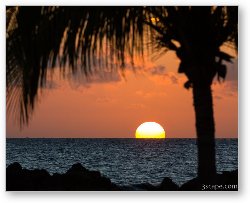 License: Sunset over Curacao