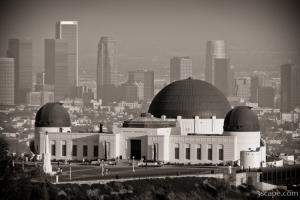 Griffith Observatory Black and White