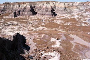 Many layers of the Blue Mesa