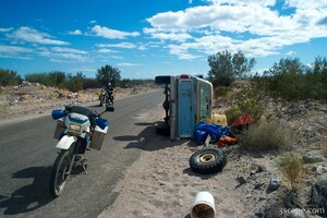 Oops! We saw a lot of this on Mexico's highways (photo courtesy Falke)