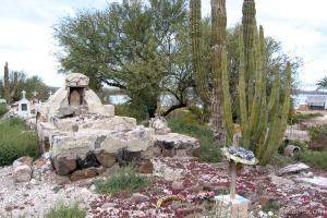 Cemetery near Dos Amigos
