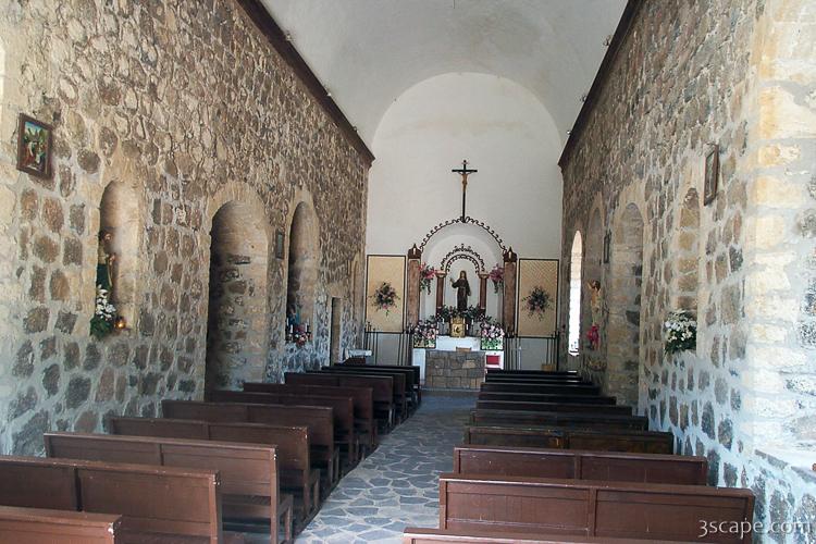 Inside the mission (photo courtesy Falke)