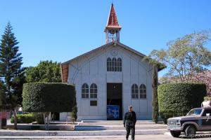 A pre-fab church designed by Eiffel