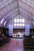 Inside the church