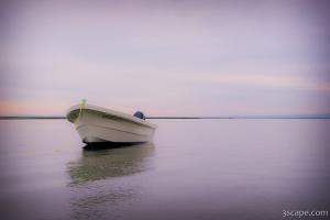 Boat on calm water