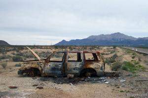 Rusted out car (photo courtesy Falke)