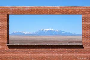 Picture window at Meteor Crater