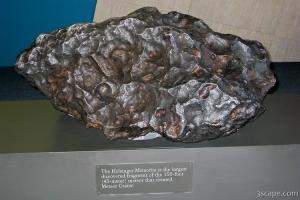 Part of the meteor that formed this crater