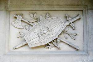 Wall sculpture on the Hofburg