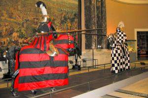 Mock jouster at Kunsthistorisches Museum