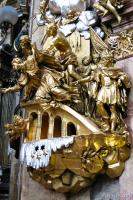 Gold sculpture in St. Peter's