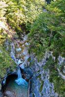 Gorge and waterfall below Mary's Bridge