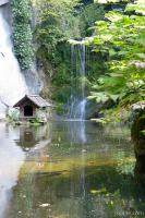 Waterfall near glacier garden