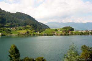 The Swiss Alps (train ride from Luzern to Interlaken)