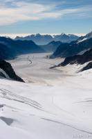 Glacier between Alps