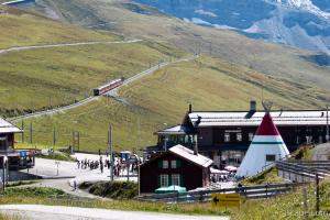 Train station at Eigergletscher