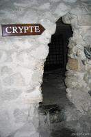 The crypt in Chateau de Chillon