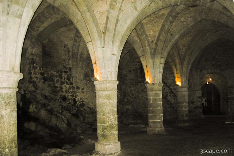 Inside Chateau de Chillon
