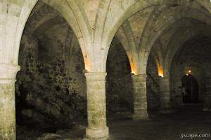 Inside Chateau de Chillon