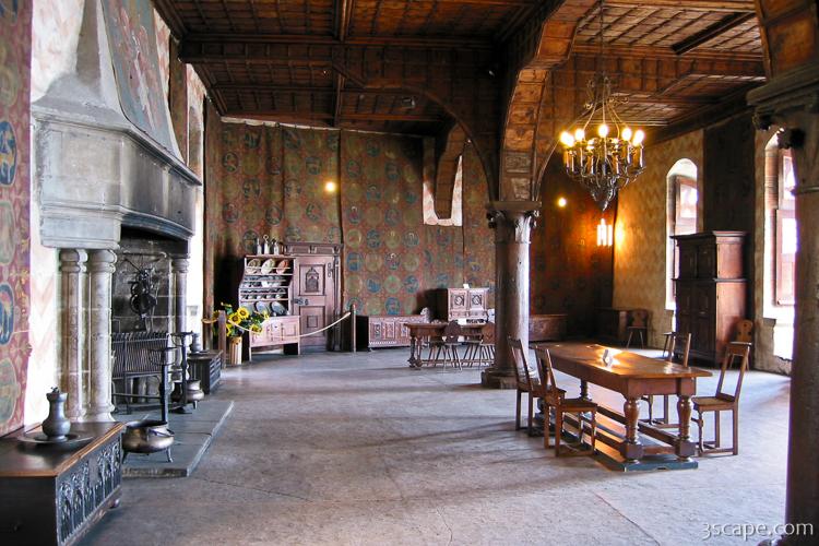 Inside Chateau de Chillon Photograph Fine Art Prints by