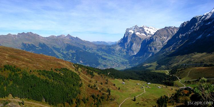 Swiss valley panoramic