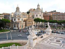 View from Monumento Vittorio Emanuele
