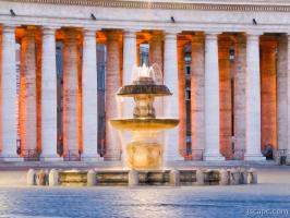 Fountain in St. Peter's Square