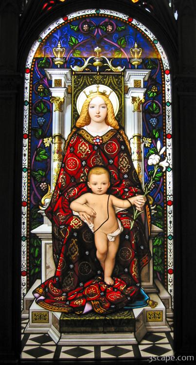 Stained Glass of Virgin Mary
