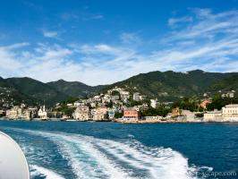 Santa Margarita from the Bay of Tigullio