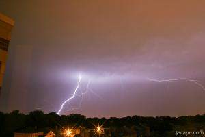 Lightning over Chicago