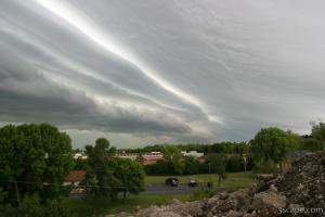 Storm clouds over Illinois