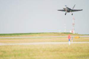 F-18 Hornet landing