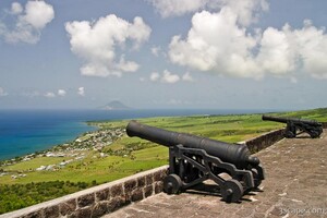 Canons at Brimstone Hill Fortress