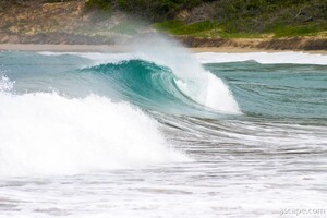 Strong waves from Hurricane Fabian