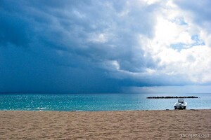 The storm that passed us, dumping rain for all of 10 minutes.