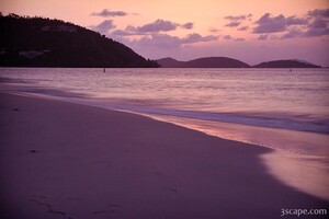 Sunset over Cinnamon Bay, St. John