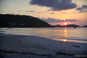 Sunset over Cinnamon Bay