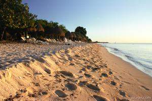 The beach at the Reef Club Resort