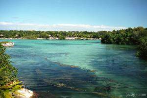 The lagoon at Xel-Ha