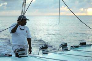 Captain of the catamaran