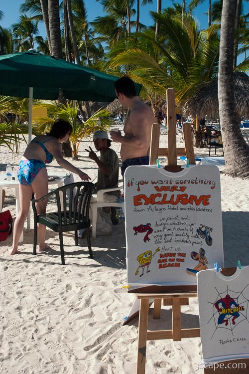 This guy did great air brush work on T-Shirts