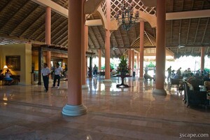 Here is the check-in area of the Allegro